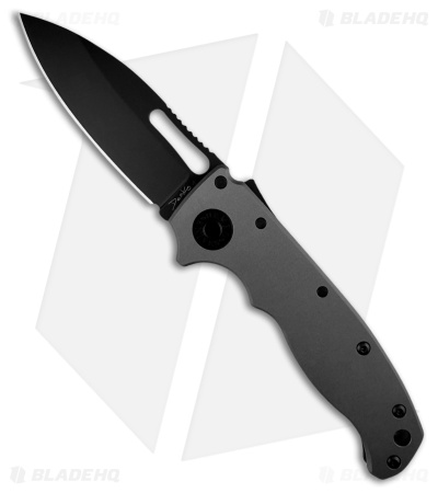Demko AD20.5 Stealth Slicer Shark Knife Artillery Gray Aluminum (3.1" DLC 20CV)