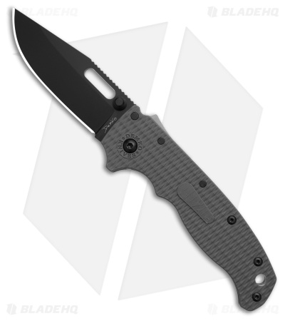 Demko AD 20.5 Shark-Lock Knife Gray Grivory (3.2" Black)