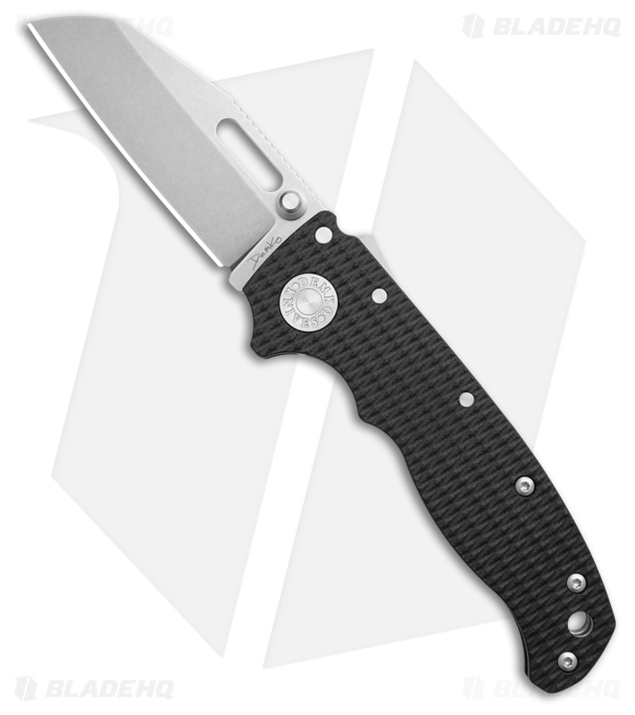 Demko AD20.5 Shark Foot Knife 20CV + Black G-10 (3.2" Stonewash)
