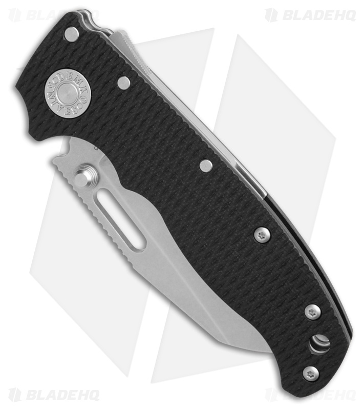 Demko AD20.5 Shark Foot Knife 20CV + Black G-10 (3.2" Stonewash)