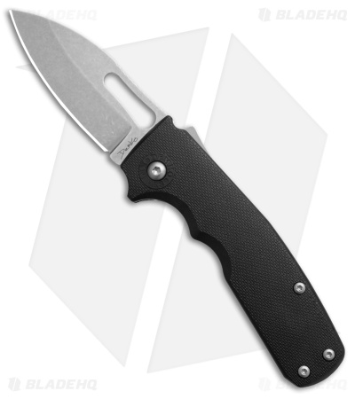 Demko Shark Cub Slicer GFN Black Handle  (2.75" Stonewash AUS-10A)