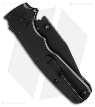 Demko Shark Cub Stealth Clip Point Black Aluminum (2.75" Black 20CV)