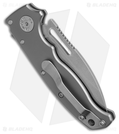 Demko Knives AD20.5 Slicer Shark Knife Smooth Titanium (3.1" SW 3V)