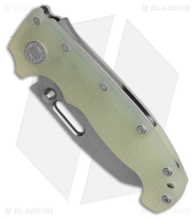 Demko Knives MG AD20 Shark Foot Shark-Lock Knife Natural G-10 (3.4" Stonewash)