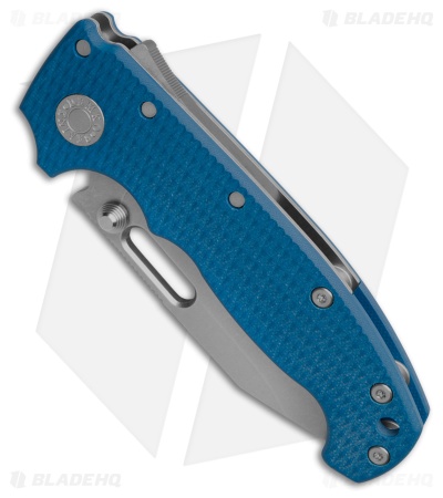 Demko Knives MG AD20 V2 Clip Point Shark-Lock Knife Blue G-10 (3.6" Stonewash)
