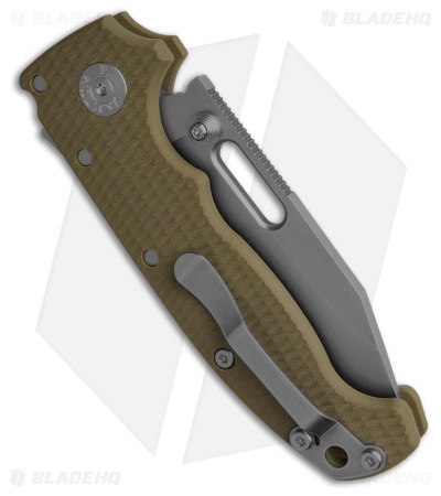 Demko Knives MG AD20 V2 Clip Point Shark-Lock Knife OD Green G-10 (3.6" SW)