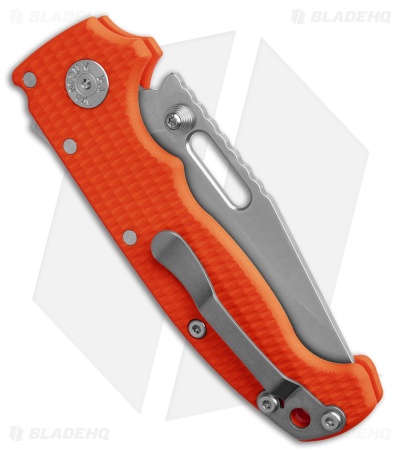Demko Knives MG AD20S Clip Point Shark Knife - Orange G-10 S90V (3.60" SW)
