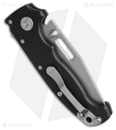 Demko Knives MG AD20S Clip Point Shark-Lock Knife Black G-10 (3.6" SW)