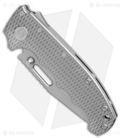 Demko Knives MG AD20S Clip Point Shark-Lock Knife FG1 Textured Ti (3.6" SW)