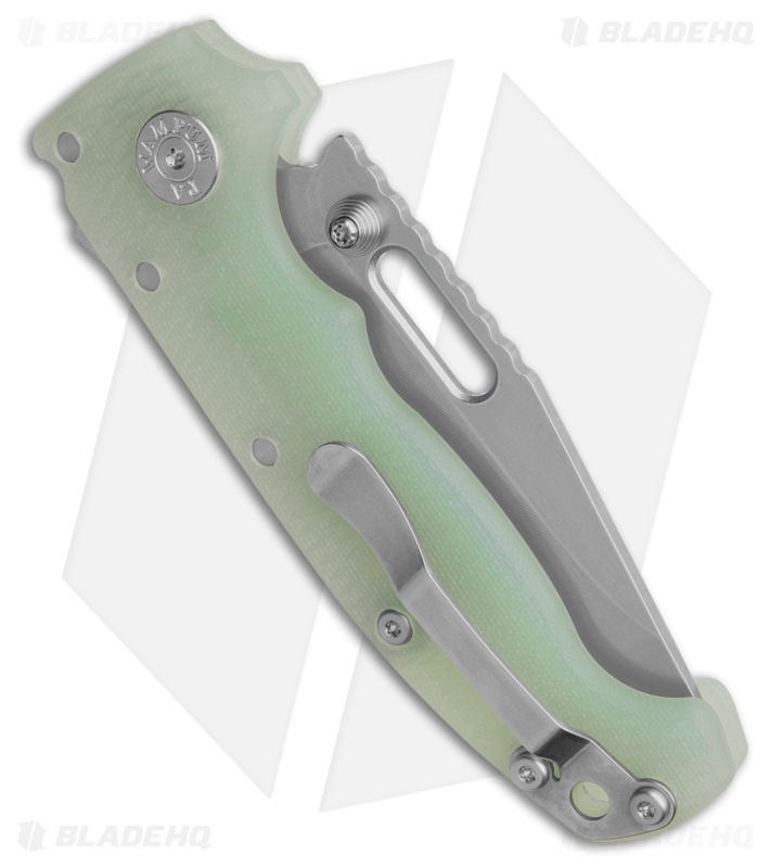 Demko Knives MG AD20S Clip Point Shark-Lock Knife Natural G-10 (3.6" SW)