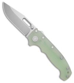 Demko Knives MG AD20S Clip Point Shark-Lock Knife Natural G-10 (3.6" SW)