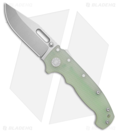 Demko Knives MG AD20S Clip Point Shark-Lock Knife Natural G-10 (3.6" SW)
