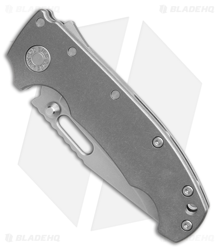 Demko Knives MG AD20S Clip Point Shark-Lock Knife Smooth Ti (3.6" SW)