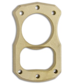 Desert Blade Works CapDuster Brass Knuck Bottle Opener (Blasted)