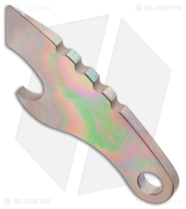 Desert Blade Works Capper Titanium Prybar/Bottle Opener Oil Spill