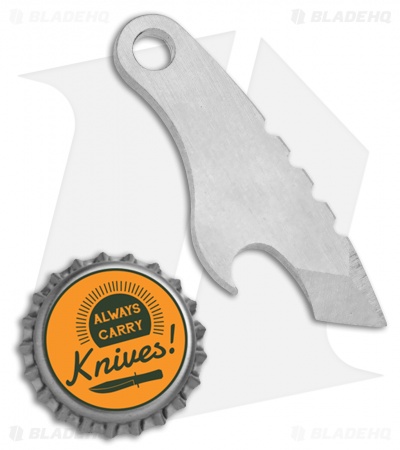 Desert Blade Works Capper Titanium Prybar/Bottle Opener Keychain (Satin)