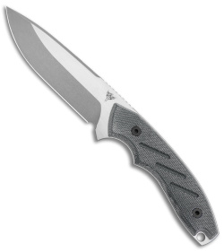 Dirty Bird Knives Chingaso Fixed Blade Knife Black Canvas Micarta (4" SW)