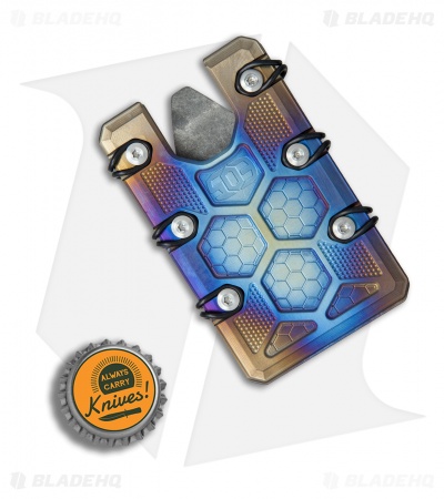 EOS 2.5 Titanium Wallet - Flamed