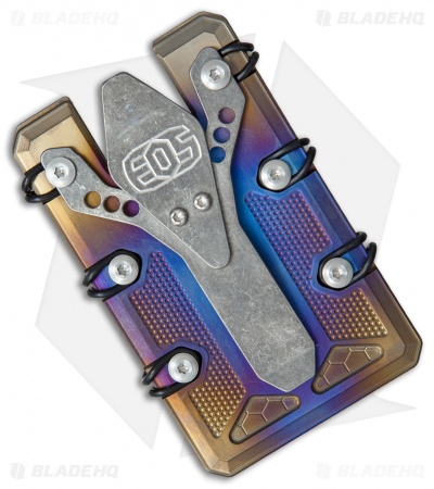 EOS 2.5 Titanium Wallet - Flamed