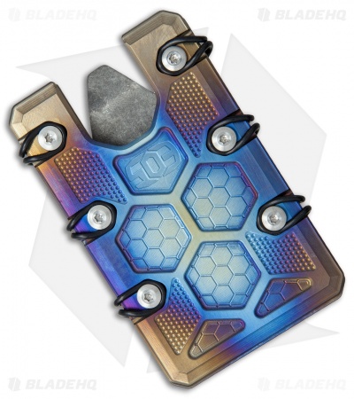 EOS 2.5 Titanium Wallet - Flamed
