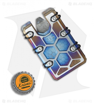 EOS 2.5 Titanium Wallet - Two-Tone Flamed