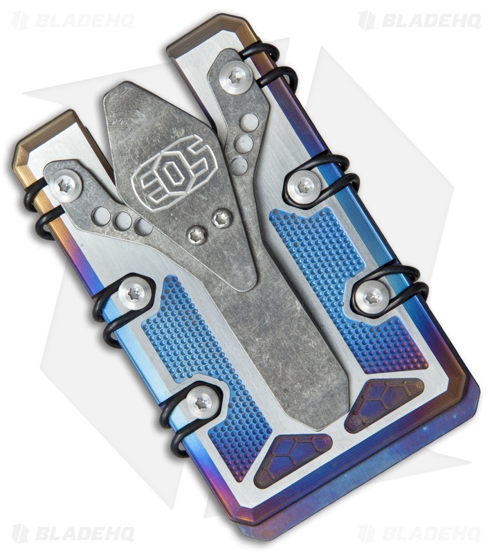 EOS 2.5 Titanium Wallet - Two-Tone Flamed