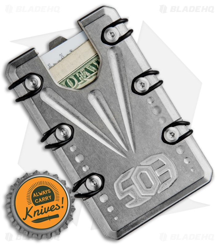 ミリタリー　EOS チタンウォレット 2.0 アルマイト加工 EOS 2.0 Titanium Wallet - Raw - Blade HQ