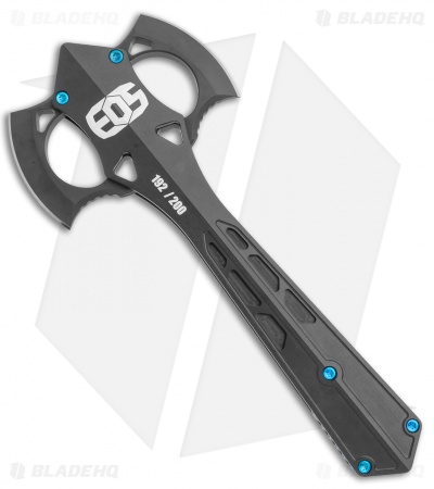 EOS KNAX Axe Utility Tool 9.875" Black Aluminum/80CrV2