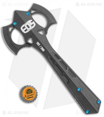 EOS KNAX Axe Utility Tool 9.875" Black Aluminum/80CrV2