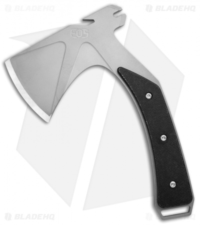 EOS Shorty 11" Camping Hatchet Axe Black G-10 