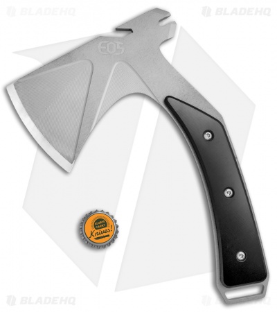 EOS Shorty 11" Camping Hatchet Axe Polished Black G-10 
