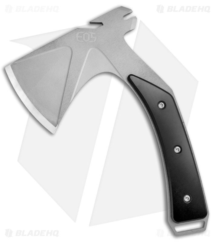 EOS Shorty 11" Camping Hatchet Axe Polished Black G-10 