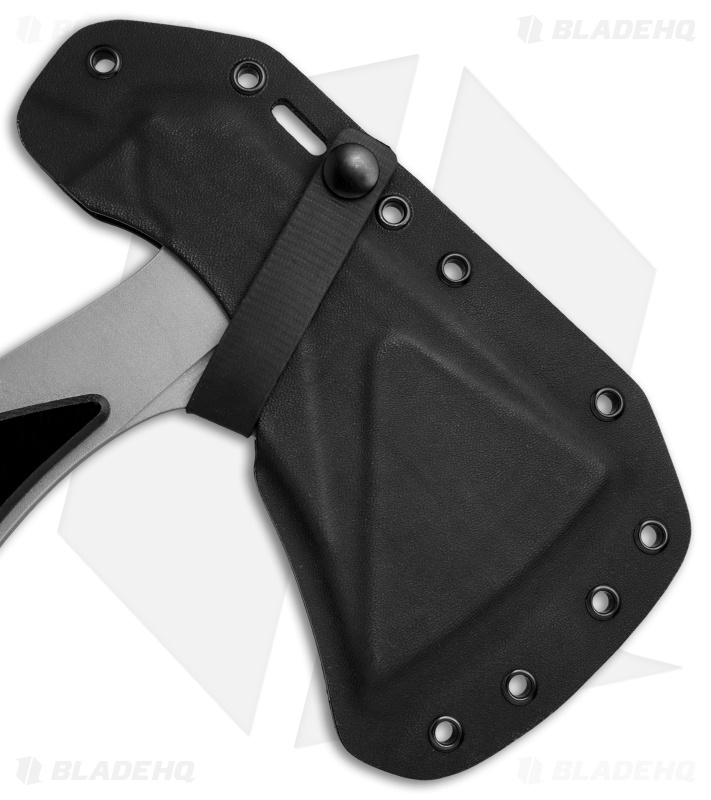 EOS Shorty 11" Camping Hatchet Axe Polished Black G-10 