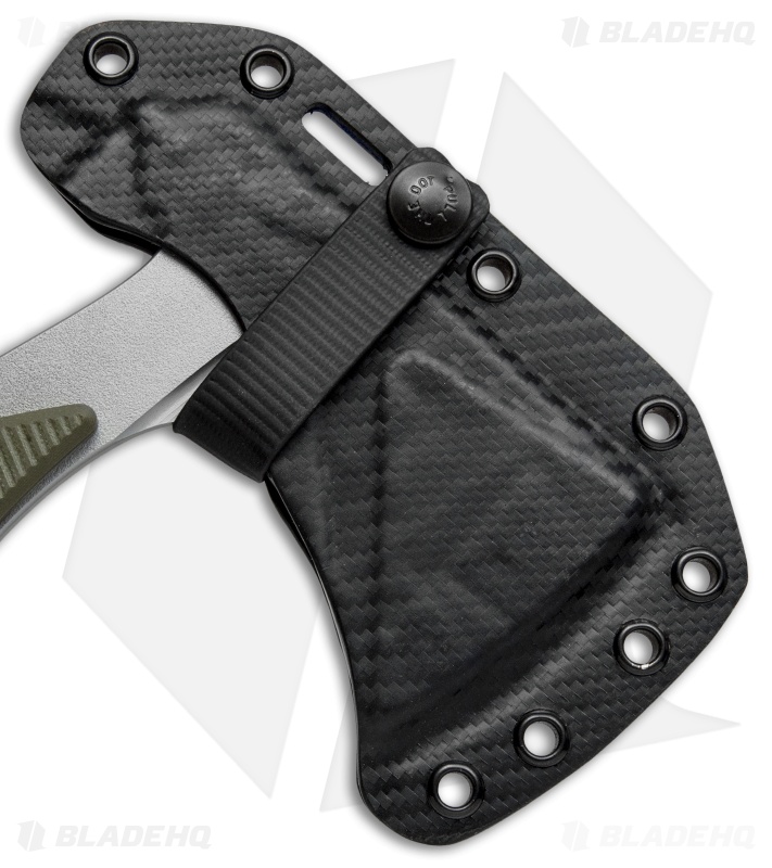 EOS Shorty 7.75" Camping Hatchet Axe OD Green G-10 
