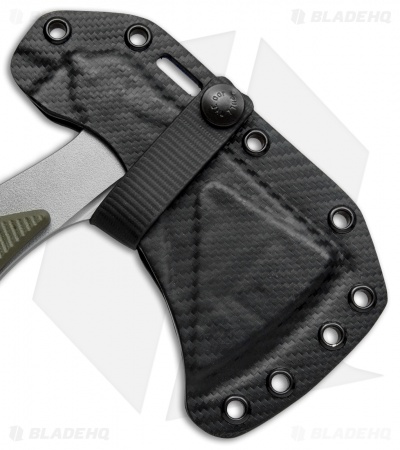 EOS Shorty 7.75" Camping Hatchet Axe OD Green G-10 