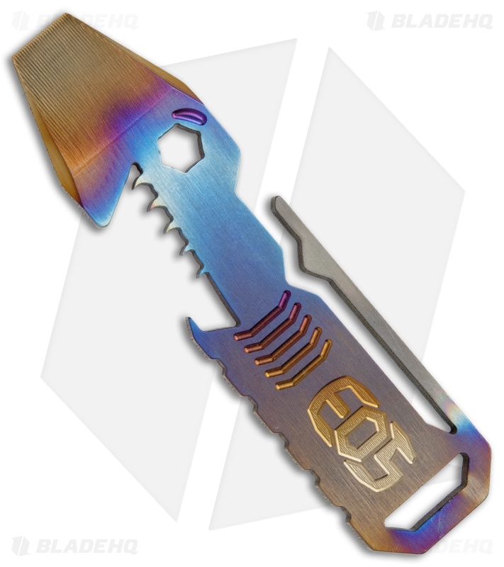 EOS TiShark Pocket Tool Keychain Bottle Opener - Flame