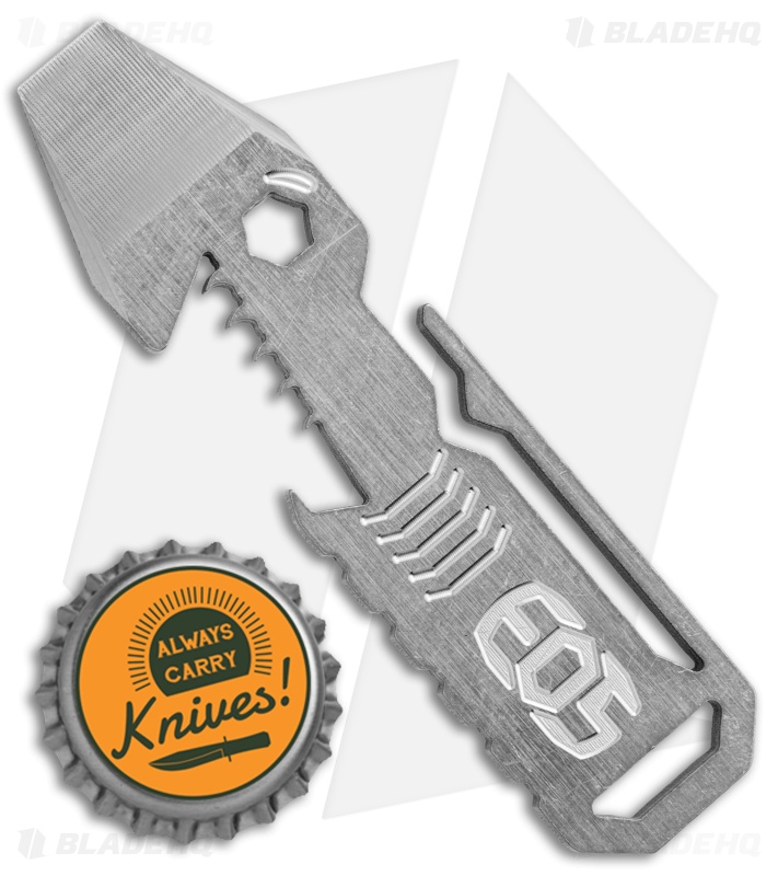 EOS TiShark Pocket Tool Keychain Bottle Opener - Raw