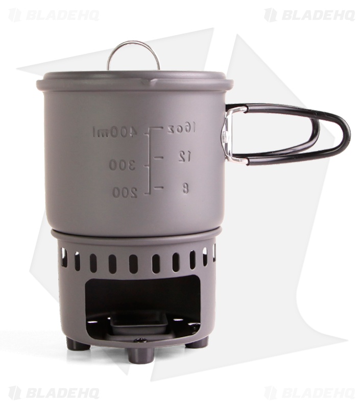 Esbit Hard Anodized Aluminum Solid Fuel Cookset (585 mL)