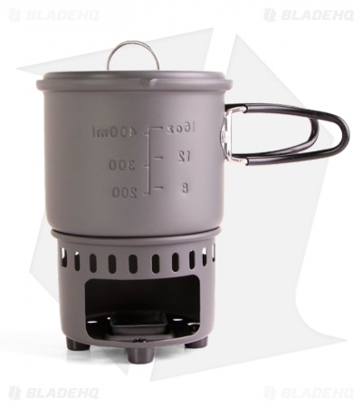 Esbit Hard Anodized Aluminum Solid Fuel Cookset (585 mL)