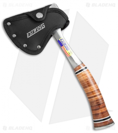 Estwing 12" Leather Sportsman's Axe w/ Nylon Sheath E14A