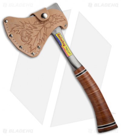 Estwing E24A 14-Inch Sportsman's Axe with Leather Grip & Nylon Sheath 