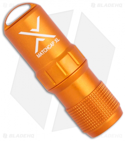 Exotac MATCHCAP XL Survival Matchcase Waterproof Capsule (Orange)