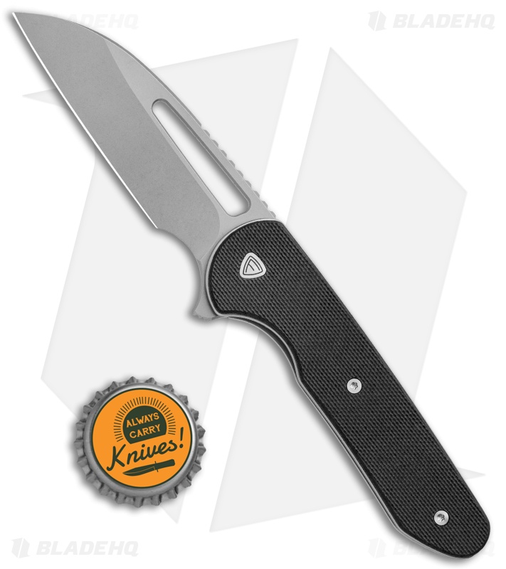 Ferrum Forge Knife Works Prolix Liner Lock Knife Black G-10 (2.85" SW)