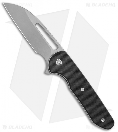 Ferrum Forge Knife Works Prolix Liner Lock Knife Black G-10 (2.85" SW)
