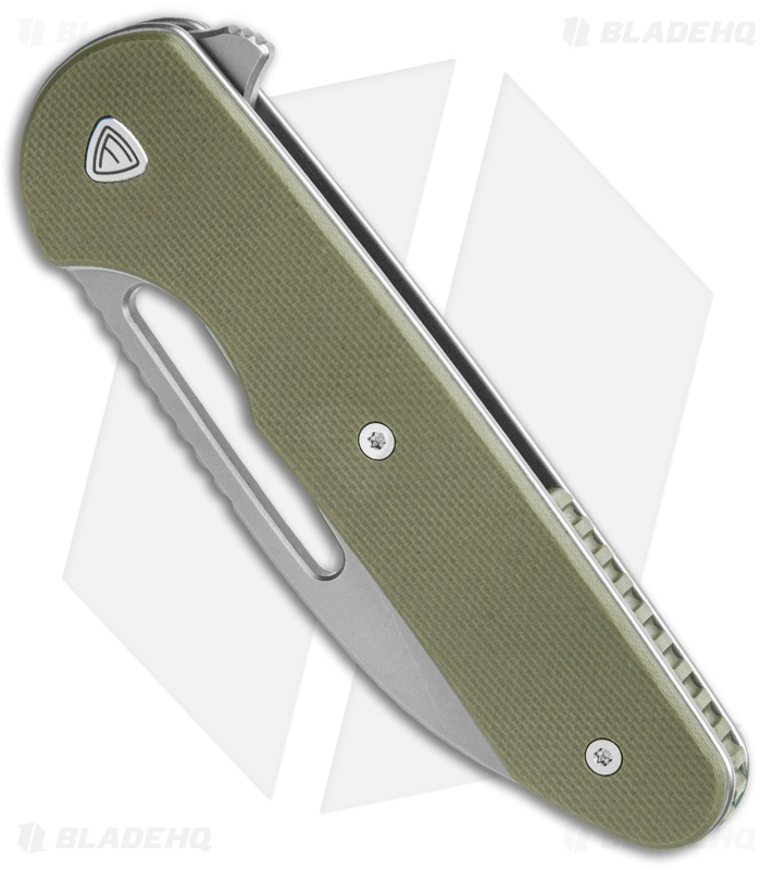 Ferrum Forge Knife Works Prolix Liner Lock Knife Green G-10 (2.85" SW)