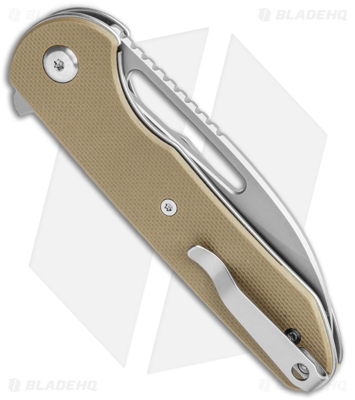 Ferrum Forge Knife Works Prolix Liner Lock Knife Tan G-10 (2.85" SW)