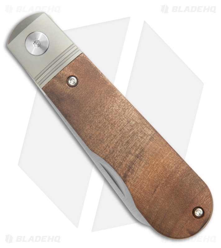 Wheat State Cutlery The Peacemaker Slip Joint Knife Burlwood (2.7" Satin)