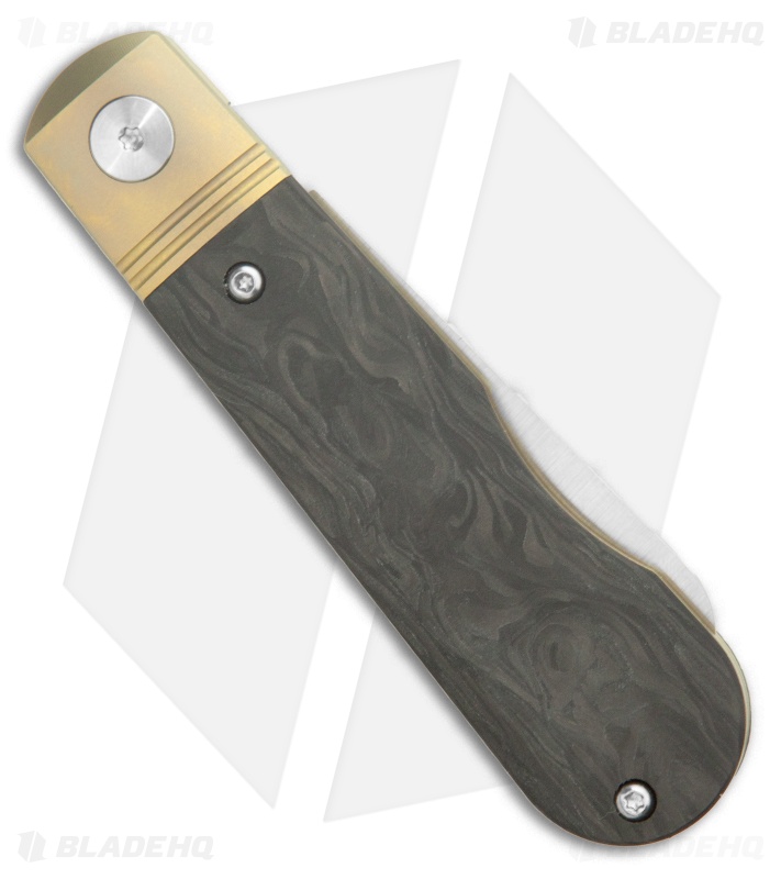 Wheat State Cutlery The Peacemaker Slip Joint Knife Swirl CF (2.7" Satin)