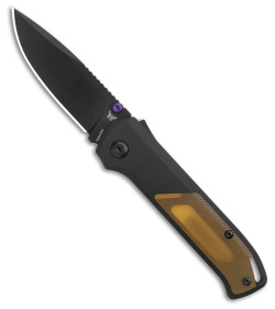 Flytanium Arcade Shark-Lock Knife Black w/ Ultem (3.2" Black DLC)