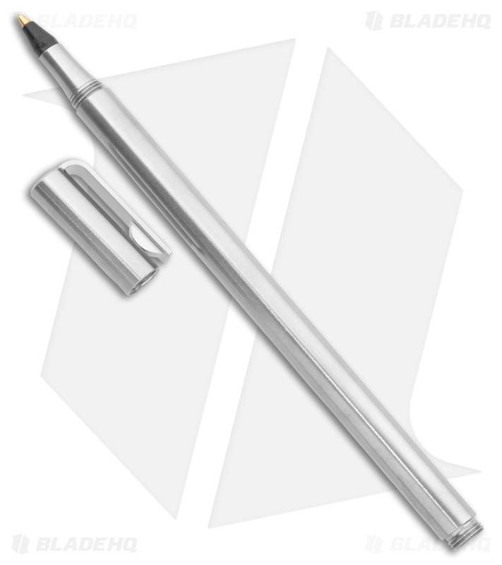Flytanium Ti Stic Pen Sleeve With Cap - Satin Titanium